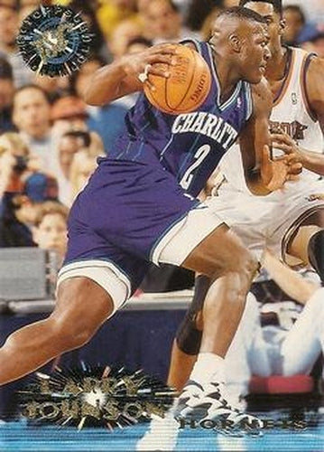 #283 Larry Johnson - Charlotte Hornets - 1995-96 Stadium Club Basketball