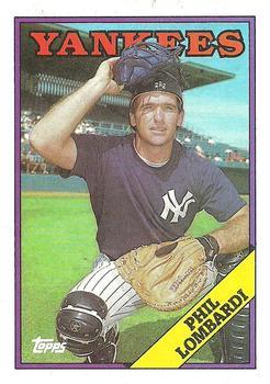 #283 Phil Lombardi - New York Yankees - 1988 Topps Baseball