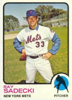 #283 Ray Sadecki - New York Mets - 1973 Topps Baseball