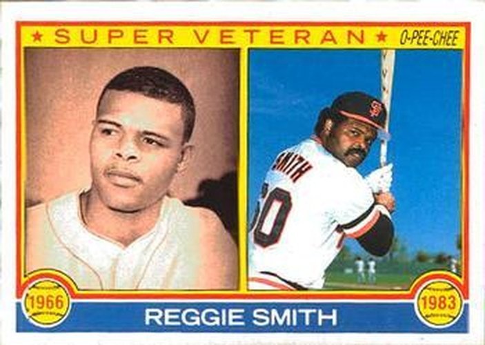 #283 Reggie Smith - Boston Red Sox / San Francisco Giants - 1983 O-Pee-Chee Baseball