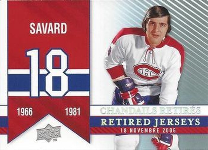 #283 Serge Savard - Montreal Canadiens - 2008-09 Upper Deck Montreal Canadiens Centennial Hockey