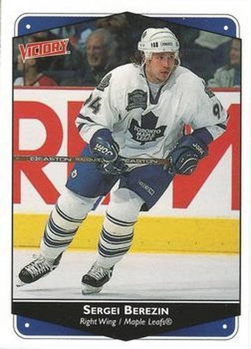 #283 Sergei Berezin - Toronto Maple Leafs - 1999-00 Upper Deck Victory Hockey
