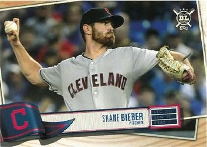 #283 Shane Bieber - Cleveland Indians - 2019 Topps Big League Baseball