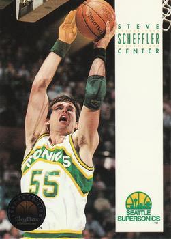 #283 Steve Scheffler - Seattle SuperSonics - 1993-94 SkyBox Premium Basketball