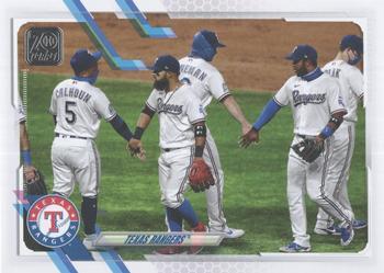 #283 Texas Rangers - Texas Rangers - 2021 Topps Baseball