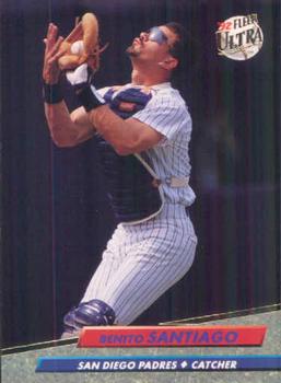 #283 Benito Santiago - San Diego Padres - 1992 Ultra Baseball