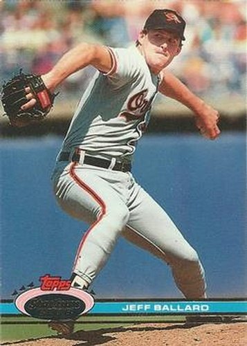 #283 Jeff Ballard - Baltimore Orioles - 1991 Stadium Club Baseball