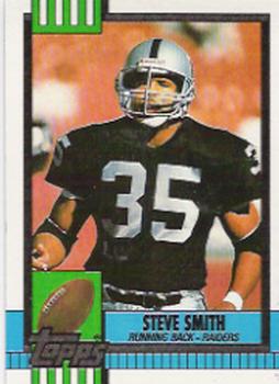 #283 Steve Smith - Los Angeles Raiders - 1990 Topps Football