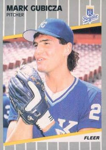 #283 Mark Gubicza - Kansas City Royals - 1989 Fleer Baseball