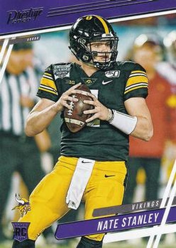 #283 Nate Stanley - Minnesota Vikings - 2020 Panini Prestige Football