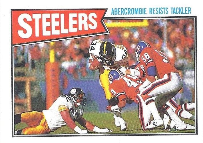 #283 Walter Abercrombie - Pittsburgh Steelers - 1987 Topps Football