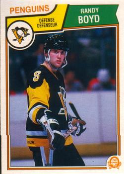 #283 Randy Boyd - Pittsburgh Penguins - 1983-84 O-Pee-Chee Hockey