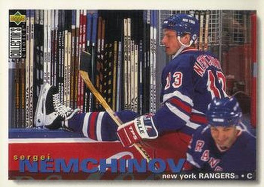 #283 Sergei Nemchinov - New York Rangers - 1995-96 Collector's Choice Hockey