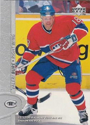 #283 Valeri Bure - Montreal Canadiens - 1996-97 Upper Deck Hockey