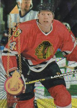 #283 Patrick Poulin - Chicago Blackhawks - 1994-95 Pinnacle Hockey - Rink Collection