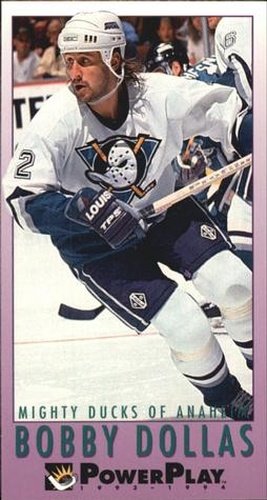#283 Bobby Dollas - Anaheim Mighty Ducks - 1993-94 Fleer PowerPlay Hockey