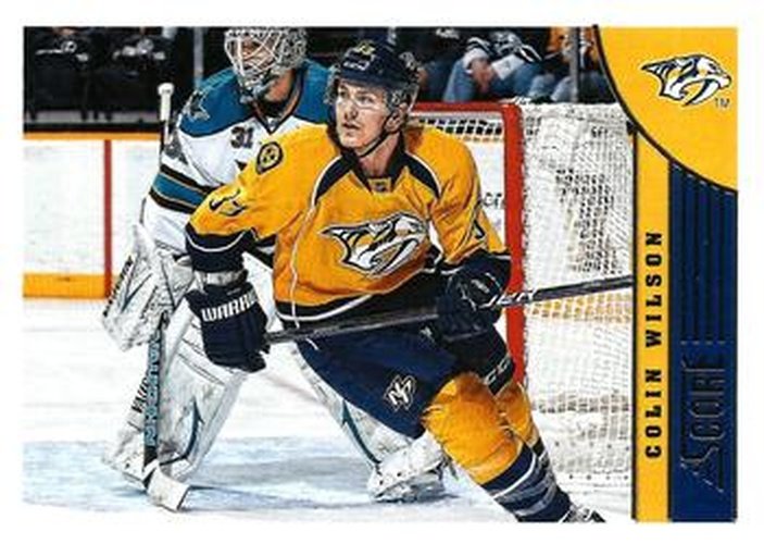 #283 Colin Wilson - Nashville Predators - 2013-14 Score Hockey
