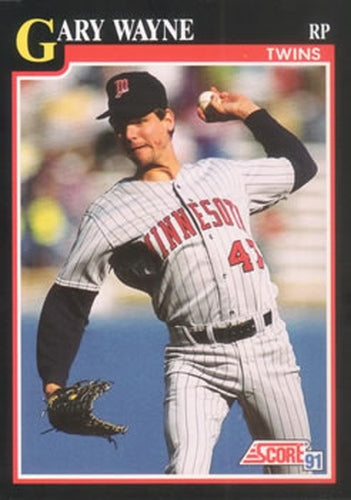 #283 Gary Wayne - Minnesota Twins - 1991 Score Baseball
