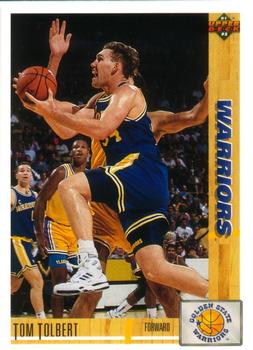 #283 Tom Tolbert - Golden State Warriors - 1991-92 Upper Deck Basketball