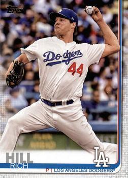 #283a Rich Hill - Los Angeles Dodgers - 2019 Topps Baseball