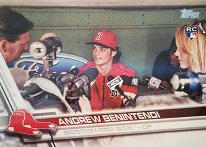 #283b Andrew Benintendi - Boston Red Sox - 2017 Topps Baseball