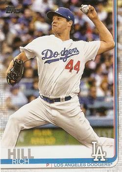 #283b Rich Hill - Los Angeles Dodgers - 2019 Topps Baseball