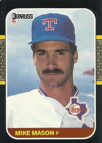 #284 Mike Mason - Texas Rangers - 1987 Donruss Baseball