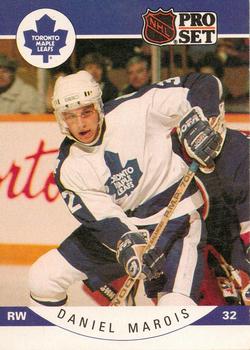 #284 Daniel Marois - Toronto Maple Leafs - 1990-91 Pro Set Hockey