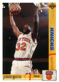 #284 Jerrod Mustaf - New York Knicks - 1991-92 Upper Deck Basketball