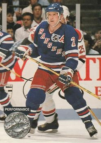#284 Brian Leetch - New York Rangers - 1991-92 Pro Set Platinum Hockey