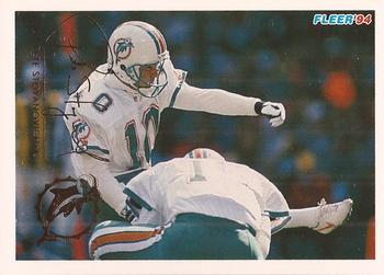 #284 Pete Stoyanovich - Miami Dolphins - 1994 Fleer Football