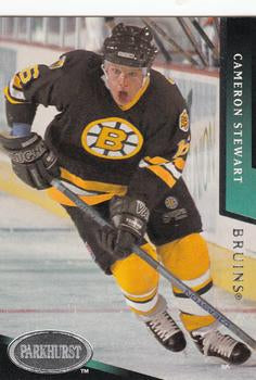 #284 Cam Stewart - Boston Bruins - 1993-94 Parkhurst Hockey