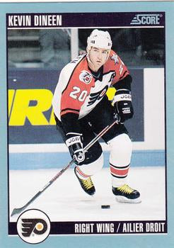 #284 Kevin Dineen - Philadelphia Flyers - 1992-93 Score Canadian Hockey