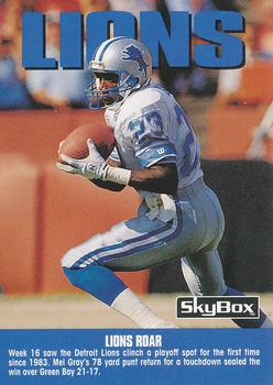 #284 Mel Gray - Detroit Lions - 1992 SkyBox Impact Football