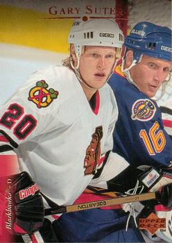 #284 Gary Suter - Chicago Blackhawks - 1995-96 Upper Deck Hockey