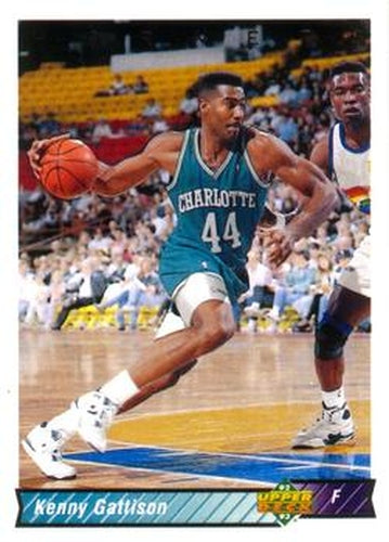 #284 Kenny Gattison - Charlotte Hornets - 1992-93 Upper Deck Basketball