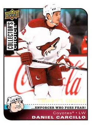 #284 Daniel Carcillo - Phoenix Coyotes - 2008-09 Collector's Choice Hockey