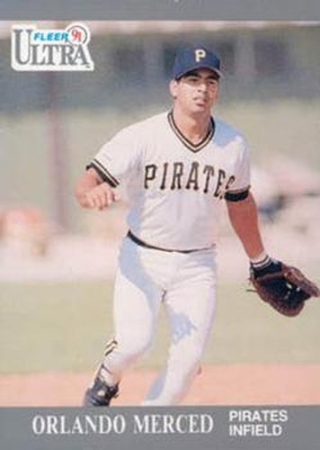 #284 Orlando Merced - Pittsburgh Pirates - 1991 Ultra Baseball