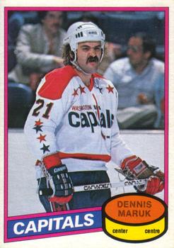 #284 Dennis Maruk - Washington Capitals - 1980-81 O-Pee-Chee Hockey