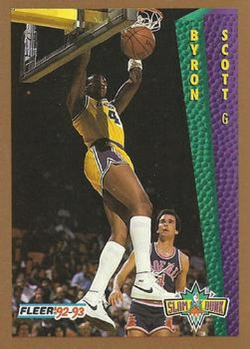 #284 Byron Scott - Los Angeles Lakers - 1992-93 Fleer Basketball