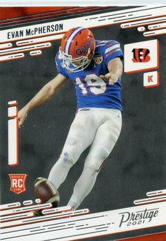 #284 Evan McPherson - Cincinnati Bengals - 2021 Panini Prestige Football