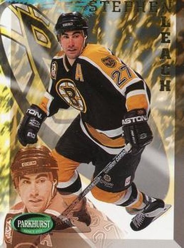 #284 Steve Leach - Boston Bruins - 1995-96 Parkhurst International Hockey
