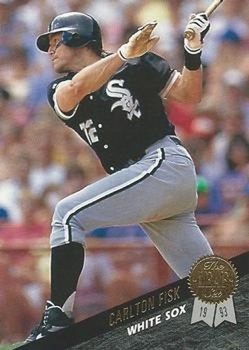 #284 Carlton Fisk - Chicago White Sox - 1993 Leaf Baseball