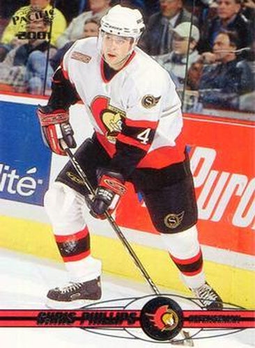 #284 Chris Phillips - Ottawa Senators - 2000-01 Pacific Hockey
