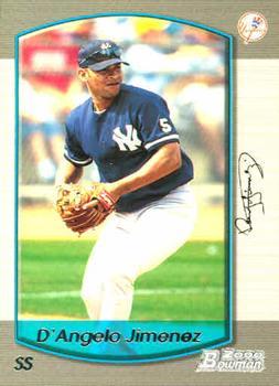 #284 D'Angelo Jimenez - New York Yankees - 2000 Bowman Baseball