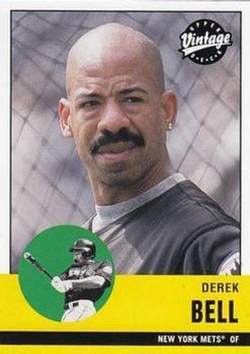 #284 Derek Bell - New York Mets - 2001 Upper Deck Vintage Baseball