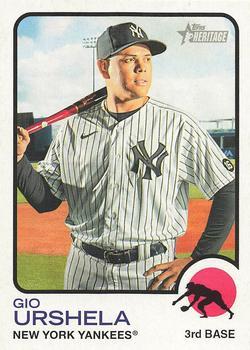 #284 Gio Urshela - New York Yankees - 2022 Topps Heritage Baseball