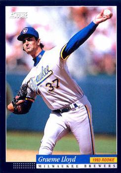 #284 Graeme Lloyd - Milwaukee Brewers -1994 Score Baseball