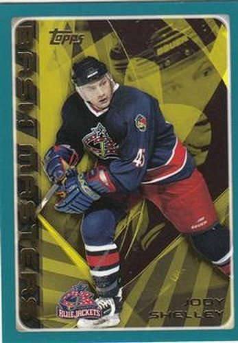 #284 Jody Shelley - Columbus Blue Jackets - 2003-04 Topps Hockey