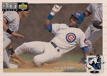 #284 Jose Vizcaino - Chicago Cubs - 1994 Collector's Choice Baseball